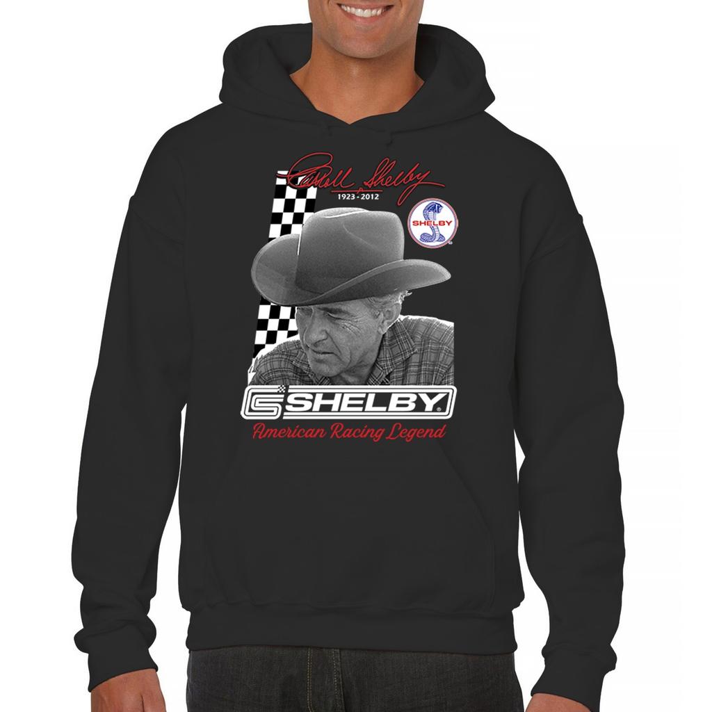 Carroll Shelby American Racing Legend Sweatshirt Cobra Mustang GT500 Hoodie