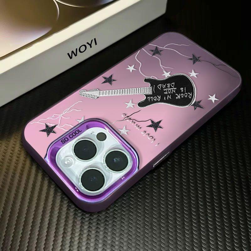 

Simple Guitar Design iPhone 16 Pro Max Case, Creative and Niche Fit for iPhone 16E15, Cross-Border iPhone 13, 14. Apple 11 Pro