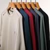 Spring and Autumn New Men's Long Sleeve T-Shirt Middle-aged and Young Anti-Wrinkle Non-ironing Long Sleeve Top