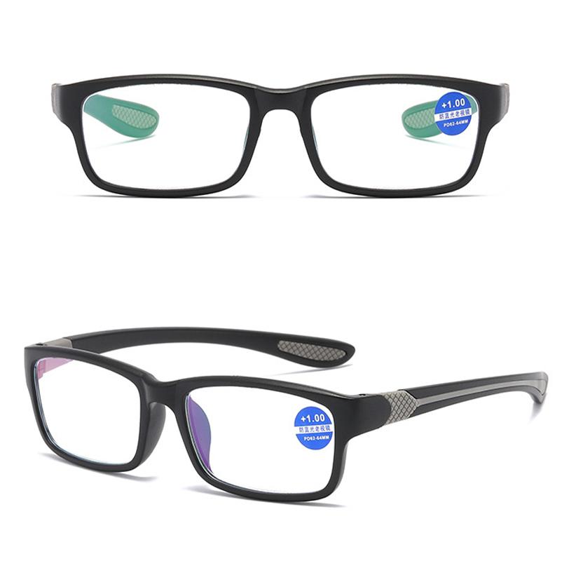 

Мужские очки для чтения Модные цветные очки для пресбиопии Декоративные очки для отдыха +250 серый