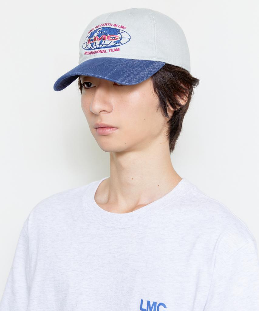 LMC Earth Logo Vintage Denim Cap Black