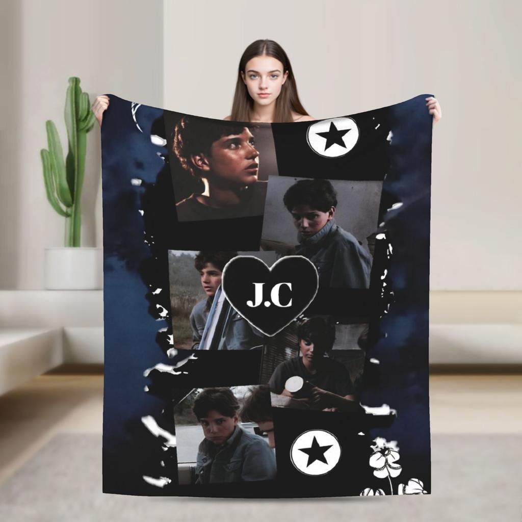 Ralph Macchio Blanket Quality Super Soft  Throw Blanket Winter Camping Living Room Print Bedspread