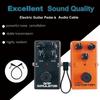 4Pcs 1/4" Right Angle Electric Guitar Pedal Audio Cable - Noise Free Space Saving Durable Pedal Board Cables for Guitar Pedals