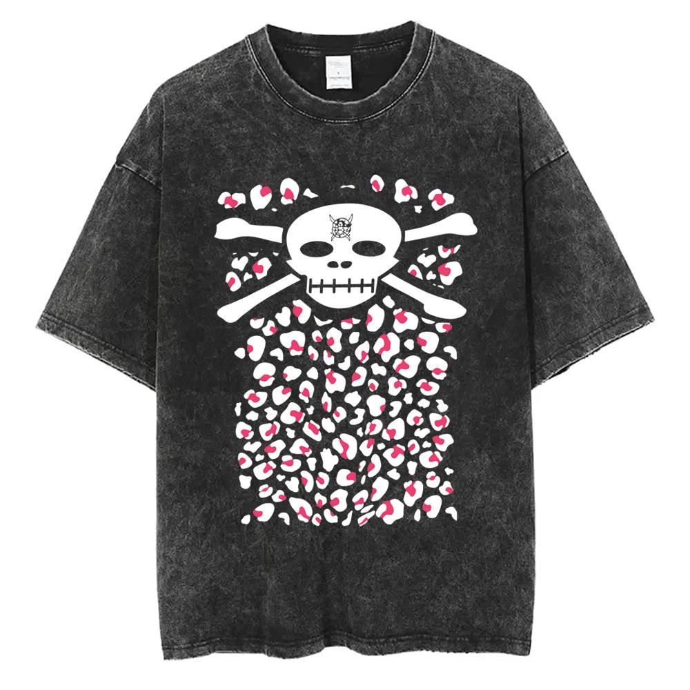 Washed Vintage Rapper Ken Carson Skeleton Graphic T-shirt Playboi Carti Opium Merch 2026 T-shirts Men Hip Hop Oversized T Shirts S разноцветный