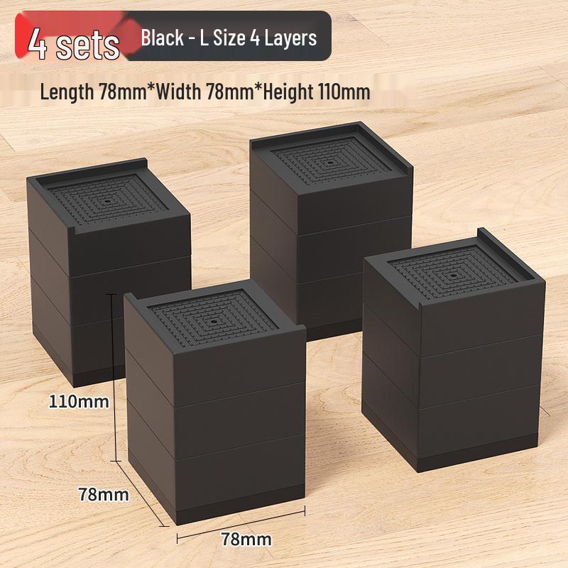 Universal Furniture Heightening Pads: Nail-Free, Stable, Moisture-Proof for Tables & Chairs