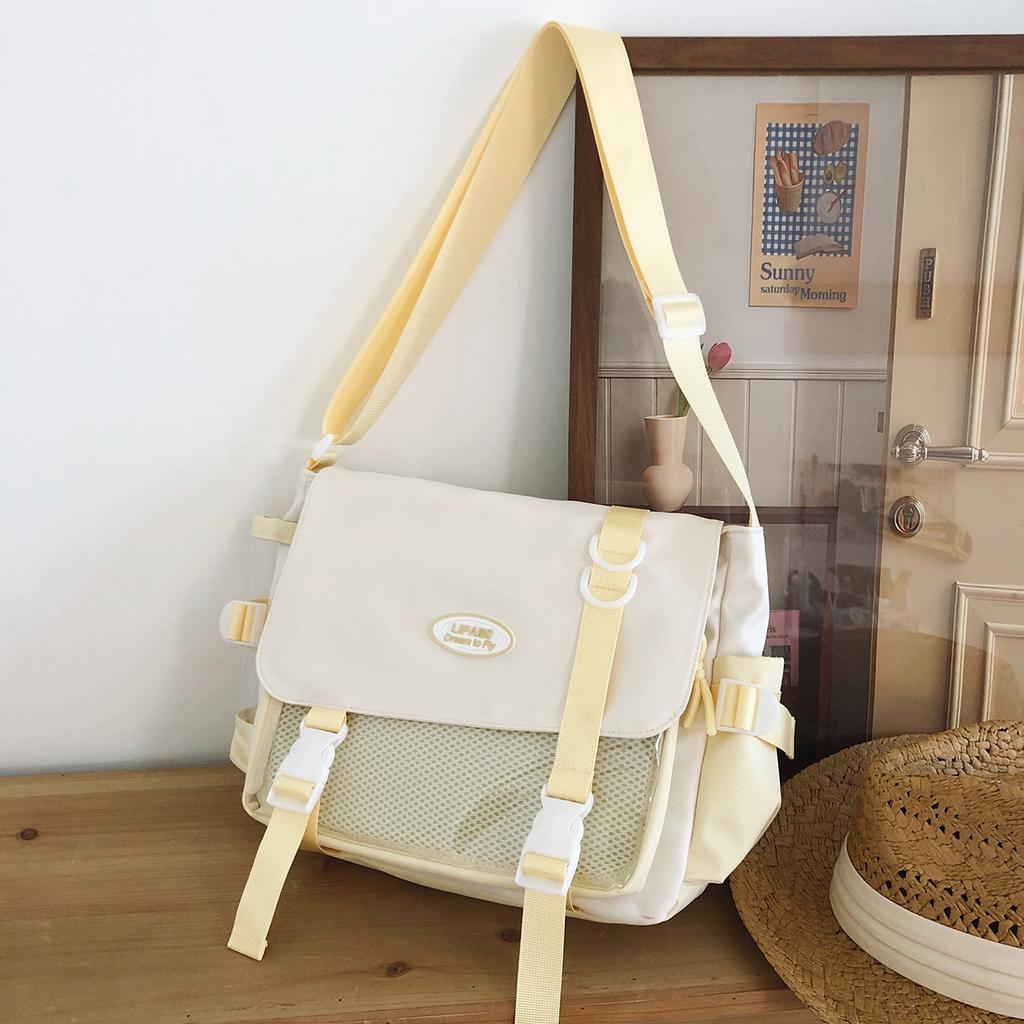 New Harajuku Sweet Girl Kawaii Ulzzang Ita Bag Daily Commuter Preppy Style Cute Crossbody Bag Y2K JK Uniform Shoulder Bag