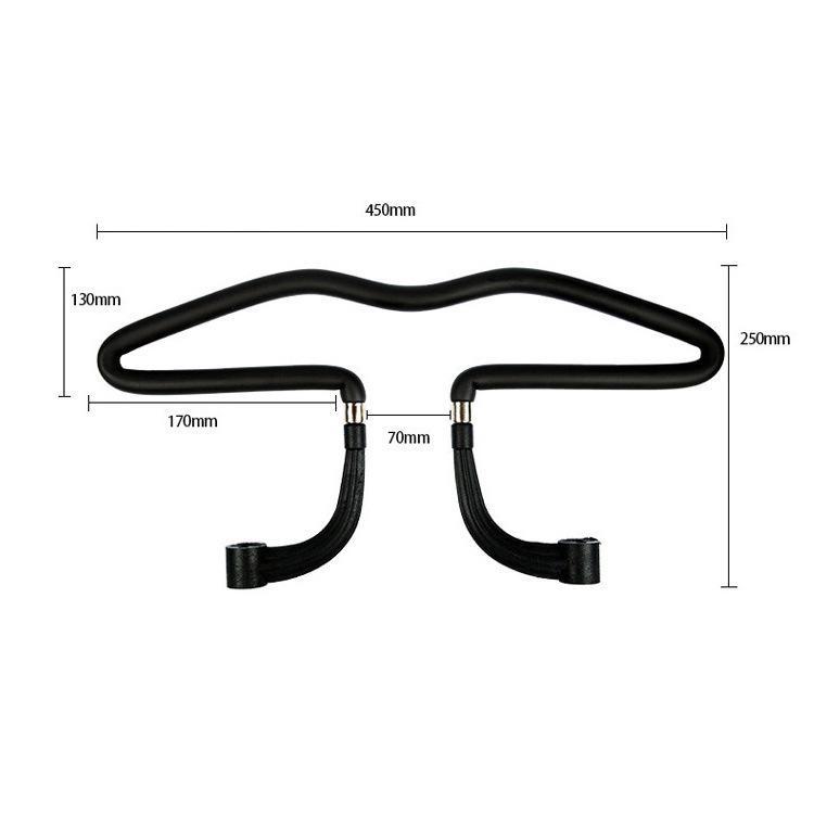 Multifunctional LED stainless steel car clothes hanger.