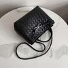 High End Fashion Genuine Leather Women's Handbag Woven Handbag