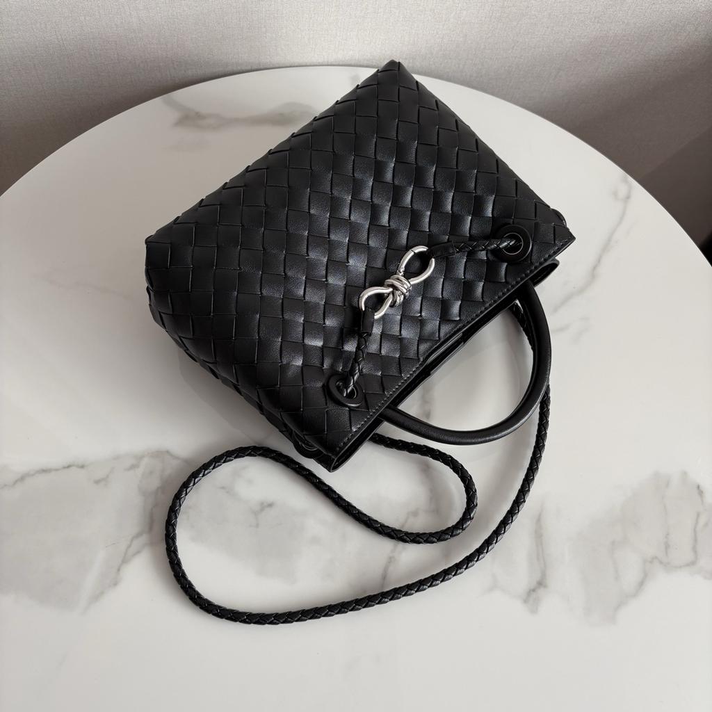 High End Fashion Genuine Leather Women's Handbag Woven Handbag