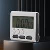 Multifunction Kitchen Timer 24 Hour Kitchen Electronic Clock Portable LCD Digital Display  Practical for Kids and Seniors