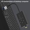 Portable -compatible5.2  Transmitter aptX LL - Adaptive USB 3.5 AUX- Optical Fiber Coaxial Music Adapter