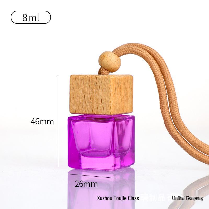 

Цветной градиентный стеклянный подвесной освежитель воздуха для автомобиля – Портативный, многоразовый пустой флакон для духов