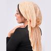 Polyester Womens Arc Hat With Double Tail Headscarf For Casual Travel