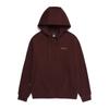 N254Uhd100 [Nrn] Graphic Hoodie Wine