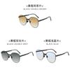 Fashion Oversized Foldable Sunglasses With Uv400 Protection For Travel And Outdoor Activities