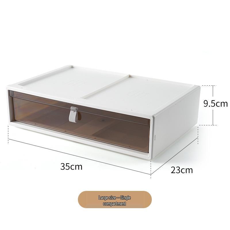 Transparent Desk Organizer Drawer for Cosmetics and Stationery