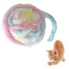Cat Yarn Ball Toy Fun Interactive Bite Resistance Woolen Yarn Cat Ball Toy with Bell for Cats