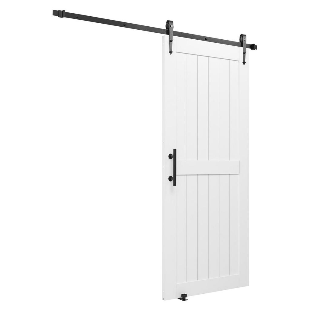 Sliding Barn Door with Hardware Kit 914 X 2134mm MDF Panel PVC Surface