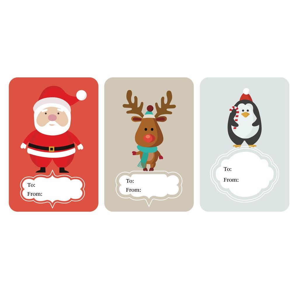 Label Paper Phone Stickers Merry Christmas Children X123
