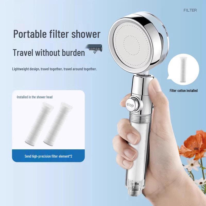Thailand Portable Filtered Shower Head for Travel and Skin Beautification