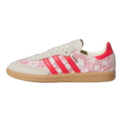 Liberty London x Samba OG Kazusa-Muster Damen Sneaker Rosa Schuhwerk-Weiß Cremeweiß JR8841