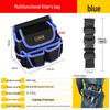 Portable Electrician Tool Belt: Sturdy, Multifunctional Waist Pouch for Construction Site Storage
