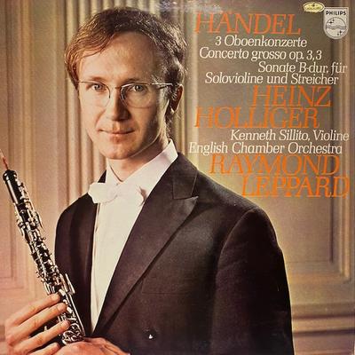 LP Schallplatte GEORG FRIEDRICH HÄNDEL - HEINZ HOLL - 3 Oboenkonzerte / Concerto Grosso 6500240 Philips Deutschland Klassik Gebraucht