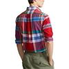 Polo Ralph Lauren Classic Fit Oxford Plaid Shirt Men Shirts Red 710813021-013