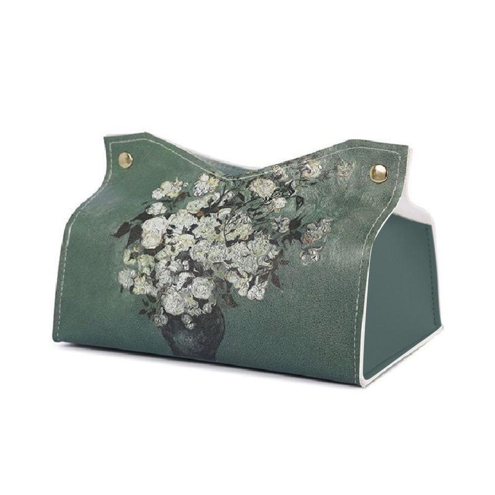 Printing Tissue Case Van Gogh Paper Towel Box Creative Napkin Holder Office