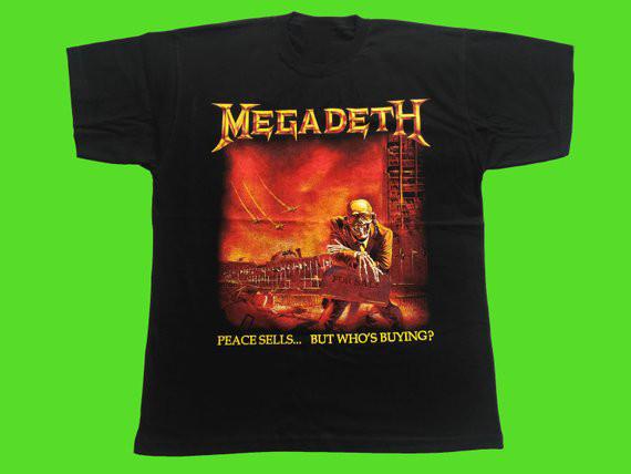 MEGADETH - Peace sells Black Men T-shirt L