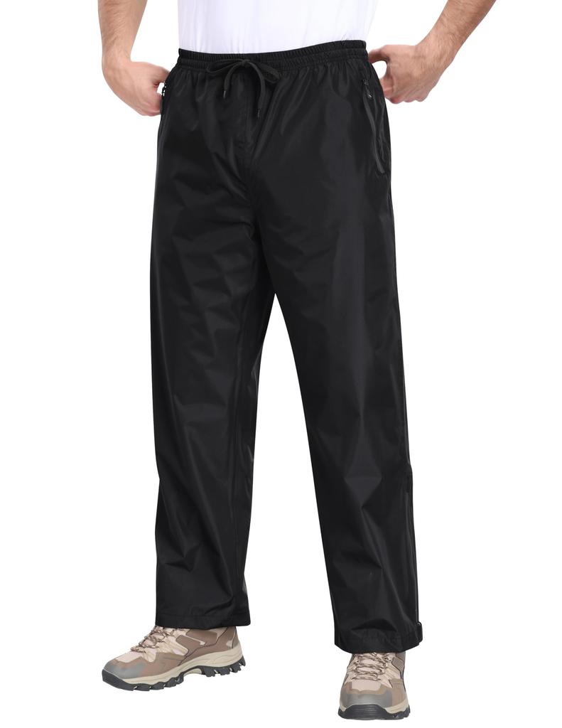 MoFiz Rain Perfect for Outdoor and Commuting Men's Pants, Waterproof, Water-Repellent, Breathable, Windproof, Durable, Activities, Fishing, Cycling,