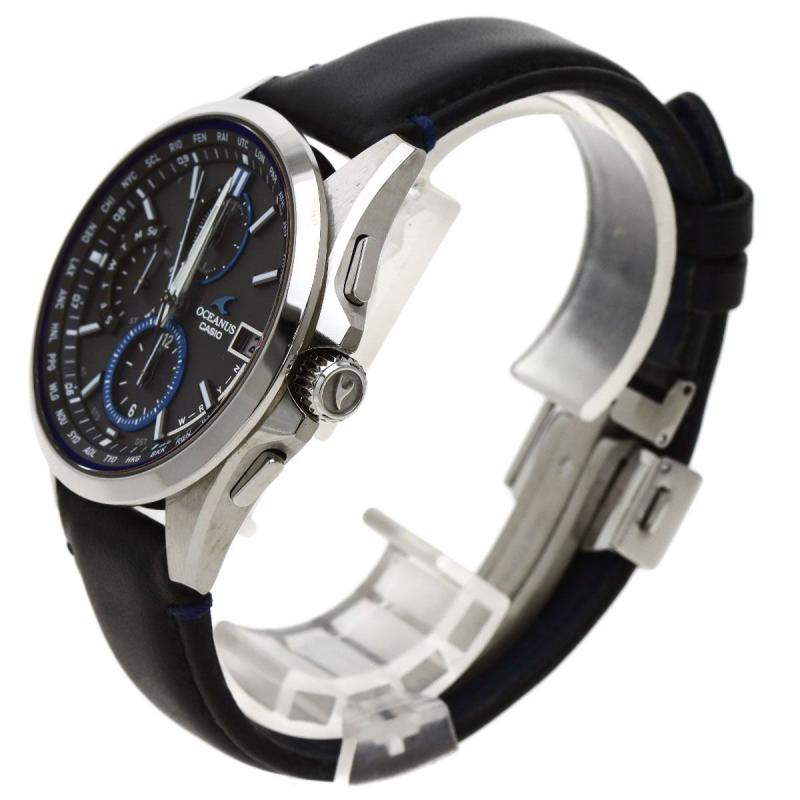 Casio OCEANUS series - disc multi-function pointer classic Poseidon belt photo-kinetic energy wave sapphire mirror solar movement OCW-T2600L-1AJF