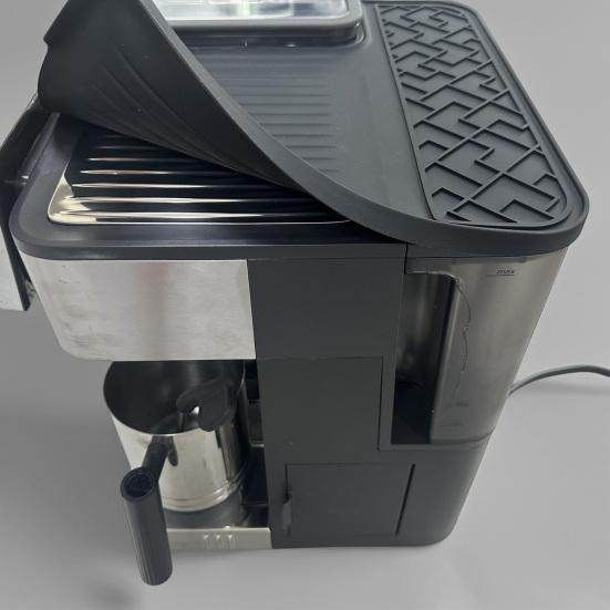 Silicone Coffee Machine Cover Pad for Ninja Luxe ES601 Anti-Scratch Protective Pad Food-Grade Heat Resistant Coffee Station Organizer
