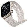 Magnetic Silicone Sport Band for Apple Watch Ultra 49mm 44/45/46mm Fish Scale Breathable Waterproof Replacement Strap Men Women