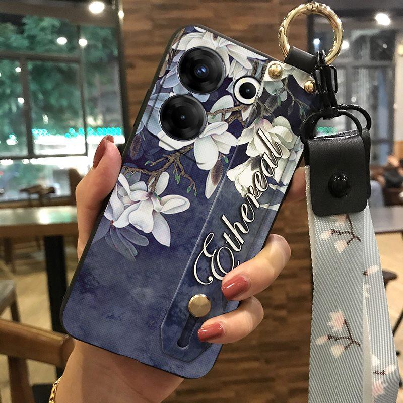 

Наручный держатель для телефона Чехол для телефона для Tecno Camon20 Pro 5G/CK8n Модный дизайн Подставка Пылезащитный Защитный Силикон Tecno Camon20 Pro 5G/CK8n