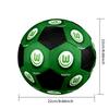VfL Wolfsburg Indoor Soccer Ball Colorful Machine Stitched PVC Size 5 Team Training Competition Ready Durable High-Bounce Cool Sports Gift