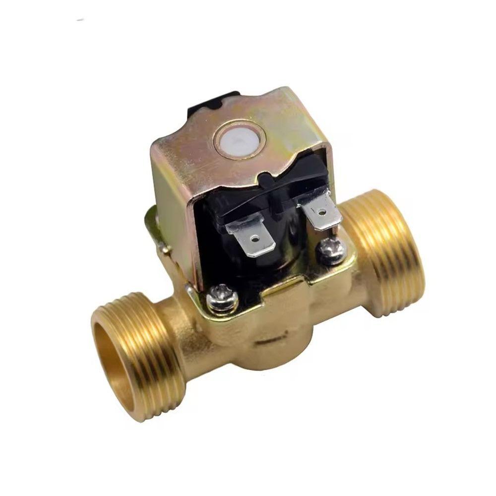 3/4” 1/2” Electric Solenoid Magnetic Valve DC 24V AC 220V DC12V Normally Closed Brass Inlet Solenoid Valve Water Valves