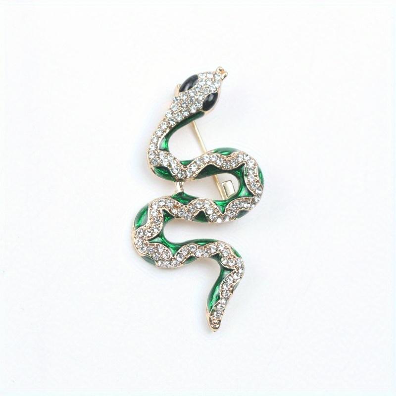 Stylish and Elegant Zodiac Animal Snake Brooch Personalized Luxury Accessory Pin Gift