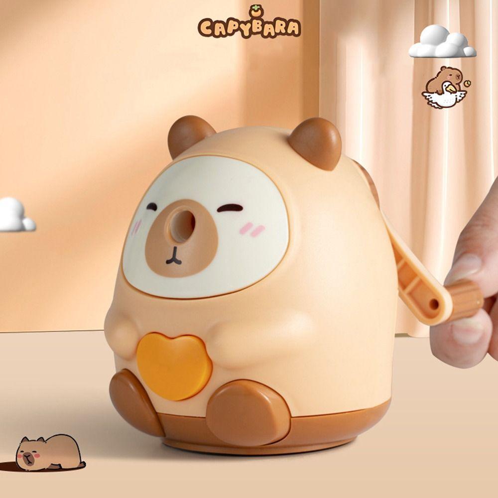 Pencil Automatically Enters Pencil Sharpener Hand-cranked Mechanical Tool  For Office School