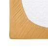 Fitted Sheet 90x200 Elastic JERSEY 100% COTTON Dark Yellow