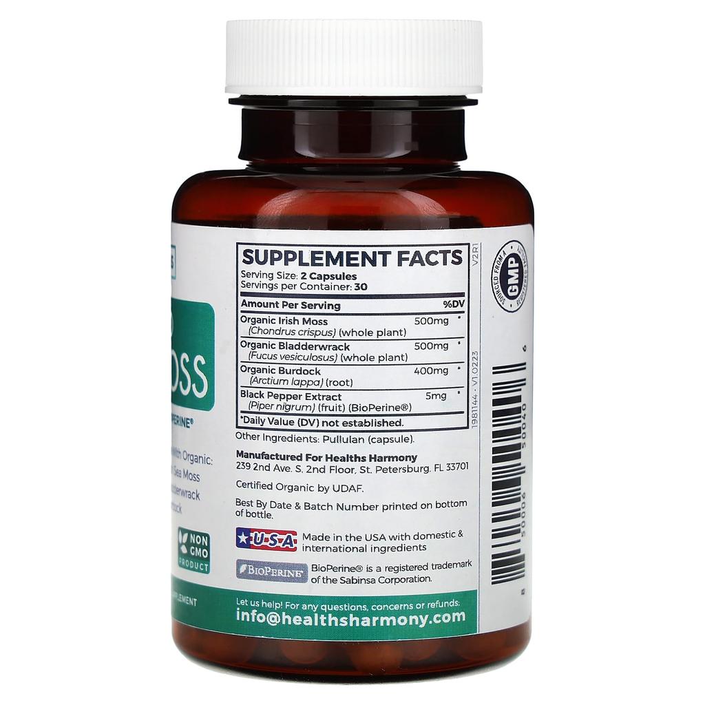Advanced Sea Moss, 60 Capsules