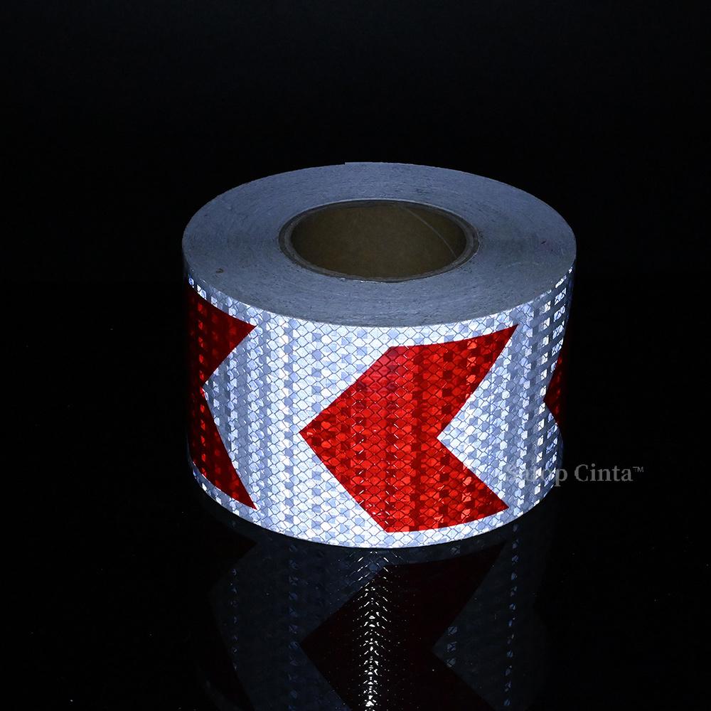 10CMX10M Høylys PVC Reflekstape Sikkerhetsvarsel Reflektor For Ting Vanntett Selvklebende Veiledningsskilt Refleksklistremerker