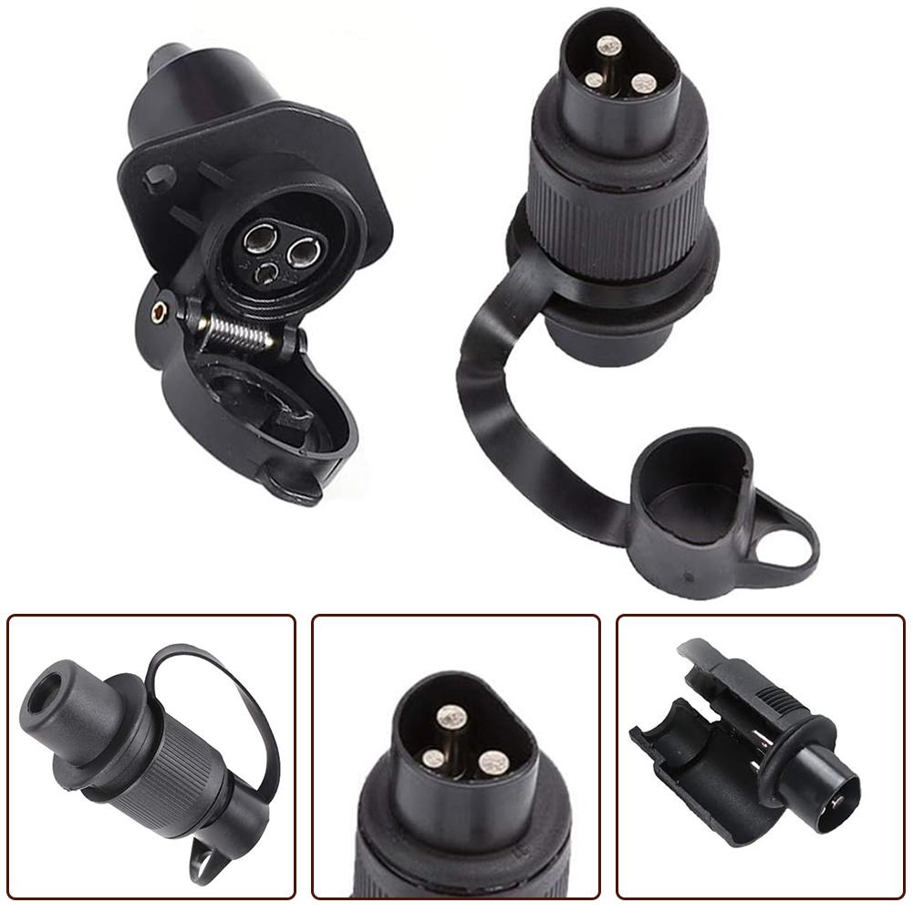 Connectors Socket Connectors Non Deformation Trailers Caravans Notes Trucks Casing Plastic Diameter Total Width