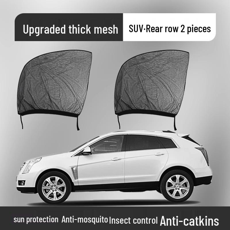 Car Window Mosquito Net Sunshade – Insect Proof Privacy Curtain