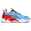 Smurfarna x Puma RS-X Hefty Smurf Unisex Sneakers Blå Team-Ljusblå Röd 393533-01