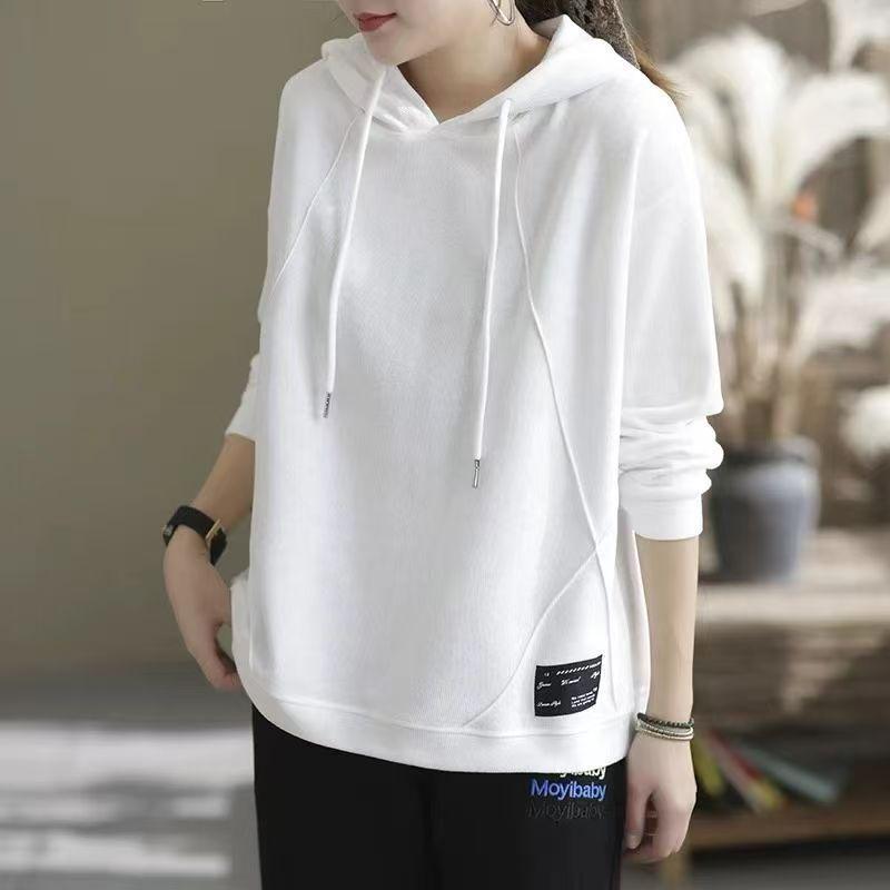 Korean Artistic Hooded Sweatshirt: Stylish, Comfortable, Loose-Fit Casual Pullover for Women (2025)