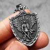 Angel St.Michael Guardian Amulet Men Necklaces Stainless Steel Pendants Chains Women Jewelry Vintage Accessories Gift