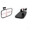 Clamp On Boat Mirror Marine Adjustable Replacement Easy To Install Large Clear Vision with