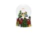 Livelight Snow Globe 100mm Christmas Scene Santa Present Gift Snow Globe Market Tokyo Candle