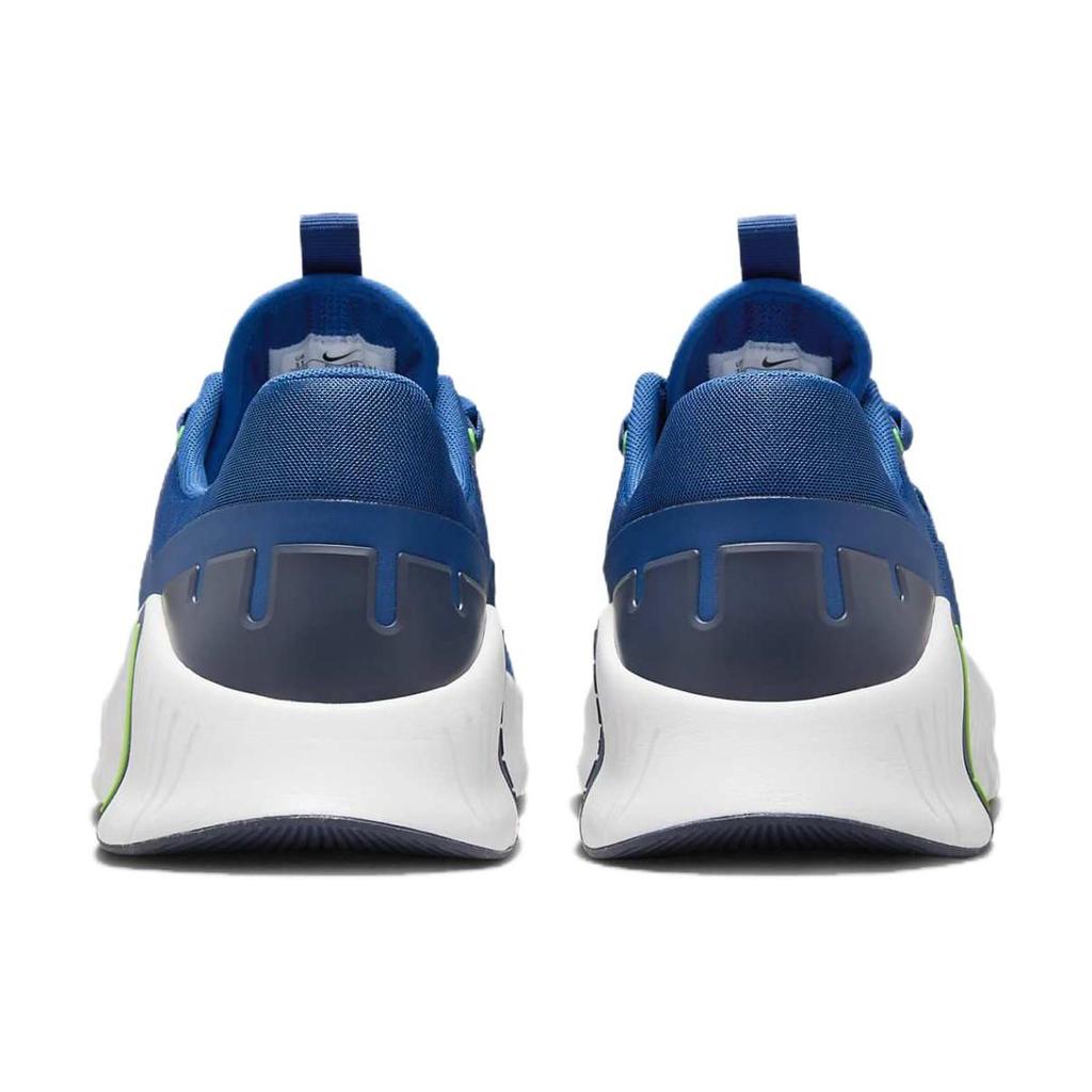 Nike Kostenlose Metcon 5 Court Blue Herren-Sneaker Thunder-Blue Platinum-Tint Green-Strike DV3949-401